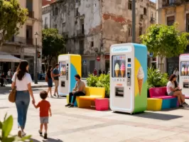 مسار الأبطال الخفيين: استراتيجيات البقاء على قيد الحياة المتمايزة لآلات بيع الآيس كريم في قطاع المتخصصة""